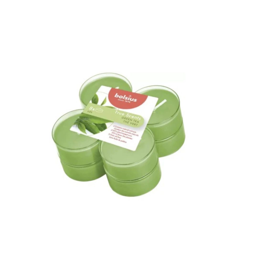 ΑΡΩΜΑΤΙΚΟ ΡΕΣΩ 10ΩΡΩΝ 8 ΤΜΧ BOLSIUS CLEAR CUP - GREEN TEA