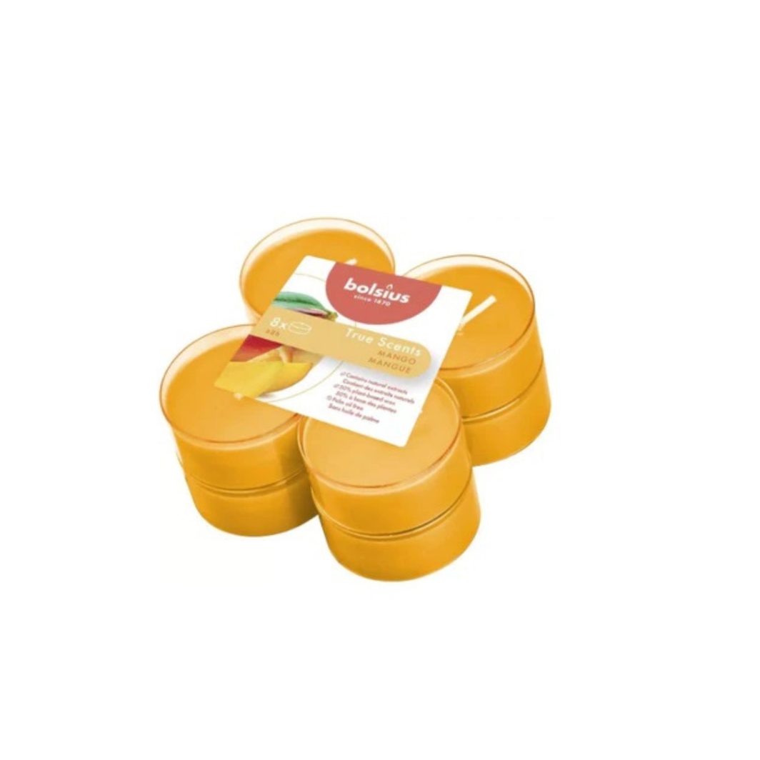 ΑΡΩΜΑΤΙΚΟ ΡΕΣΩ 10ΩΡΩΝ 8 ΤΜΧ BOLSIUS CLEAR CUP - MANGO