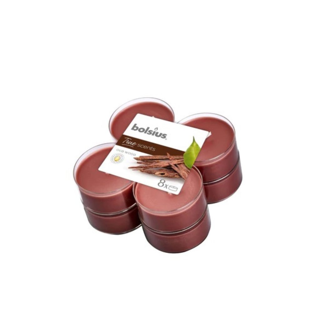 ΑΡΩΜΑΤΙΚΟ ΡΕΣΩ 10ΩΡΩΝ 8 ΤΜΧ BOLSIUS CLEAR CUP - OUD WOOD