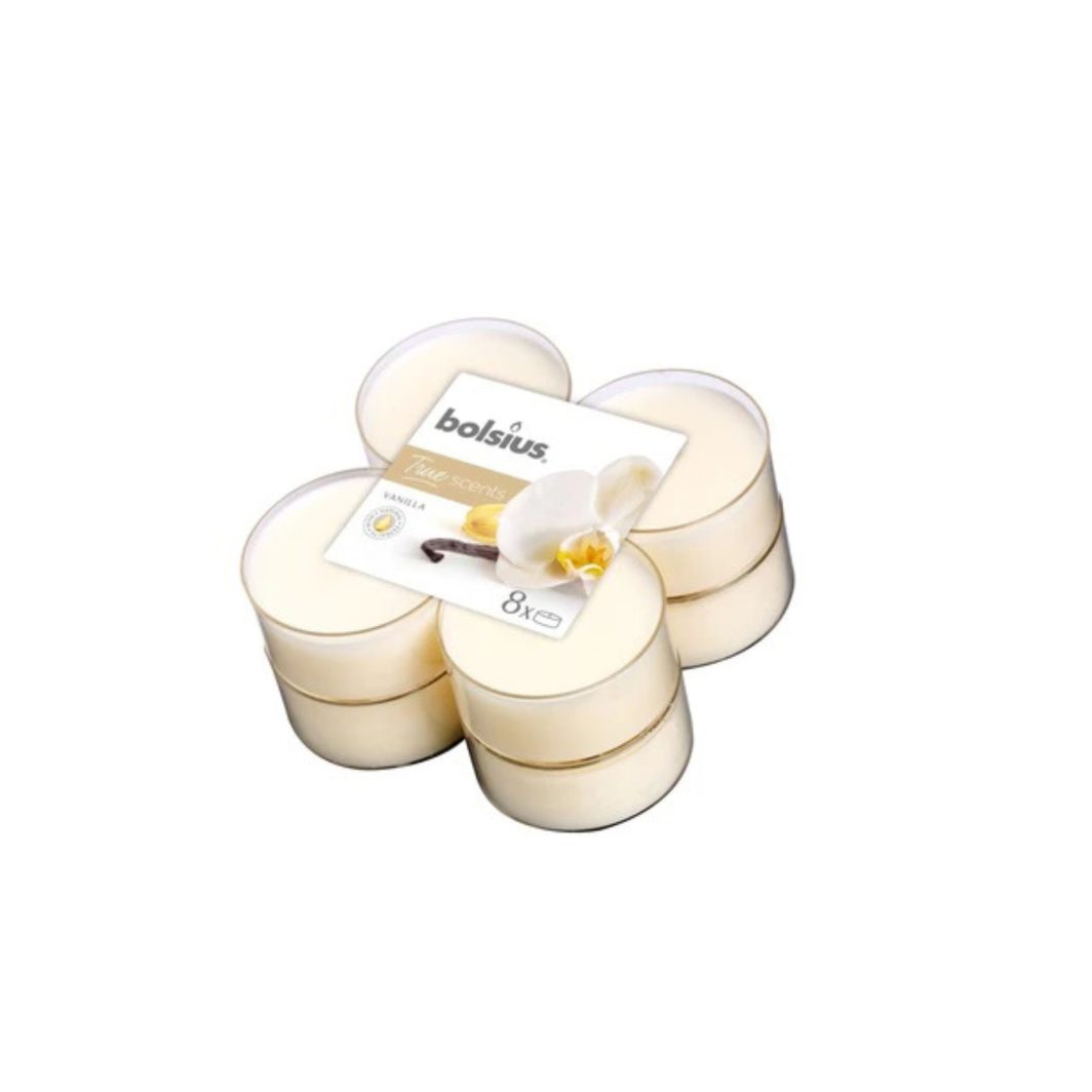 ΑΡΩΜΑΤΙΚΟ ΡΕΣΩ 10ΩΡΩΝ 8 ΤΜΧ BOLSIUS CLEAR CUP - VANILLA