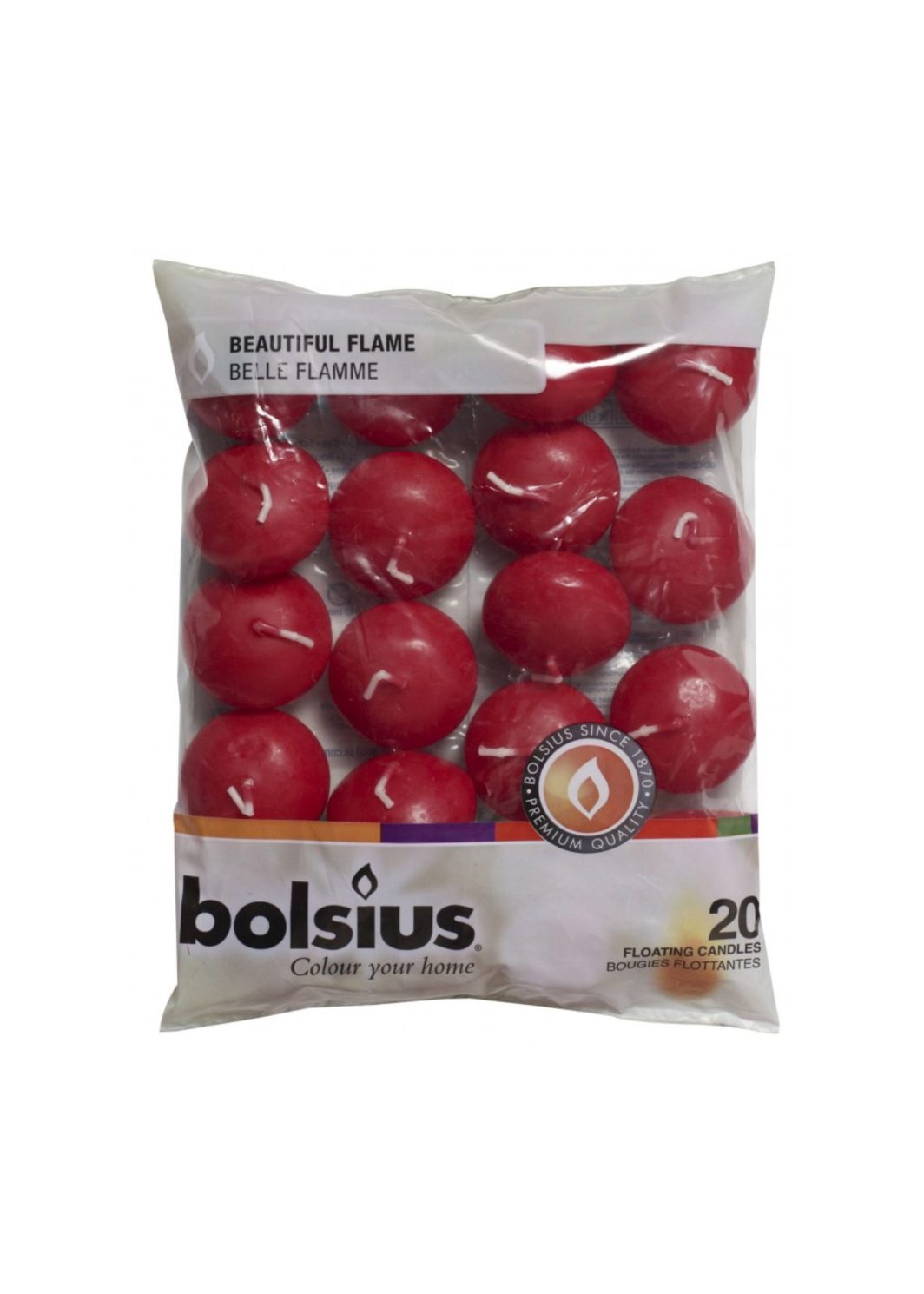 bolsius επιπλέοντα κερια πισίνας μπορντώ