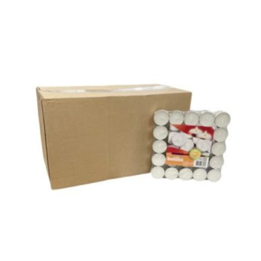 ΡΕΣΩ 4ΩΡΩΝ  50ΤΜΧ ΚΙΒΩΤΙΟ 16 ΠΑΚΕΤΑ TEA LIGHTS BOLSIUS
