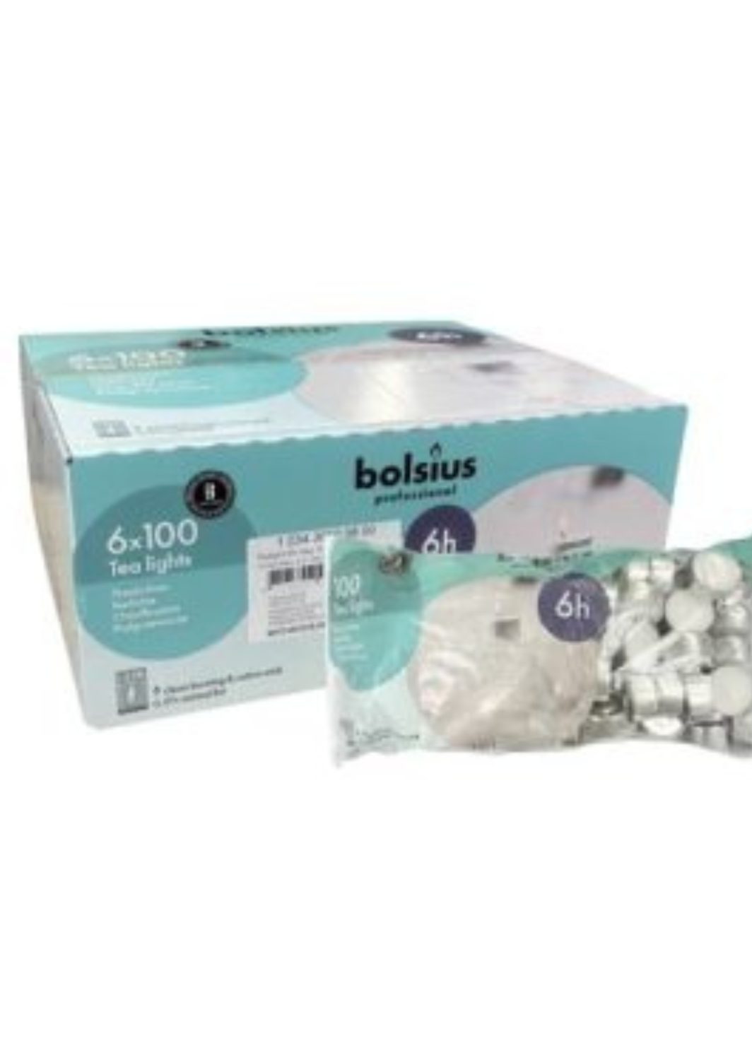 bolsius ρεσώ μη αρωματικά 6 ωρών