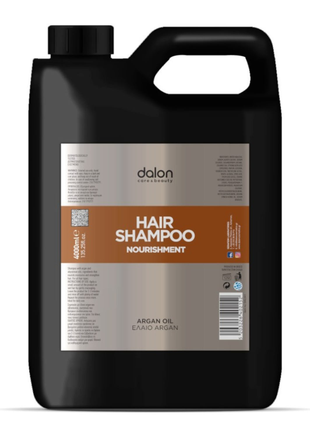 Dalon Shampoo με έλαιο argan 4lt