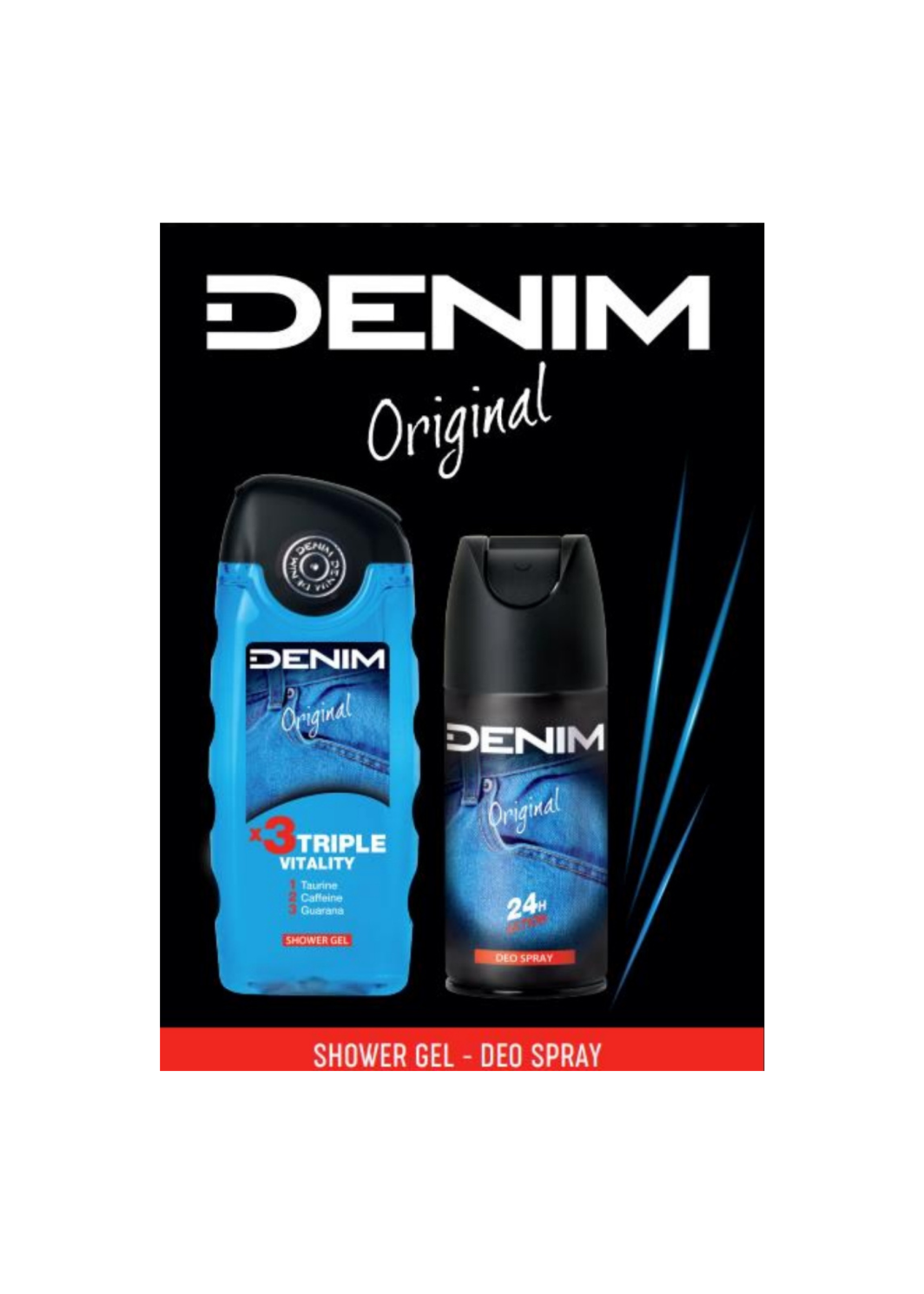 Denim set box original 2 pcs