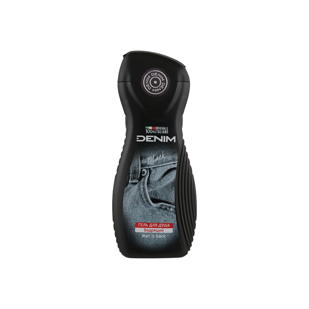 Denim shower gel black