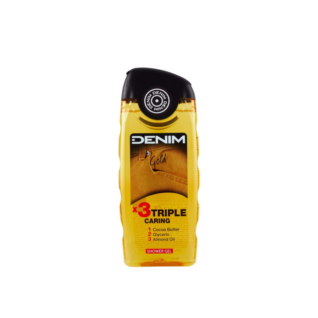 Denim shower gel gold