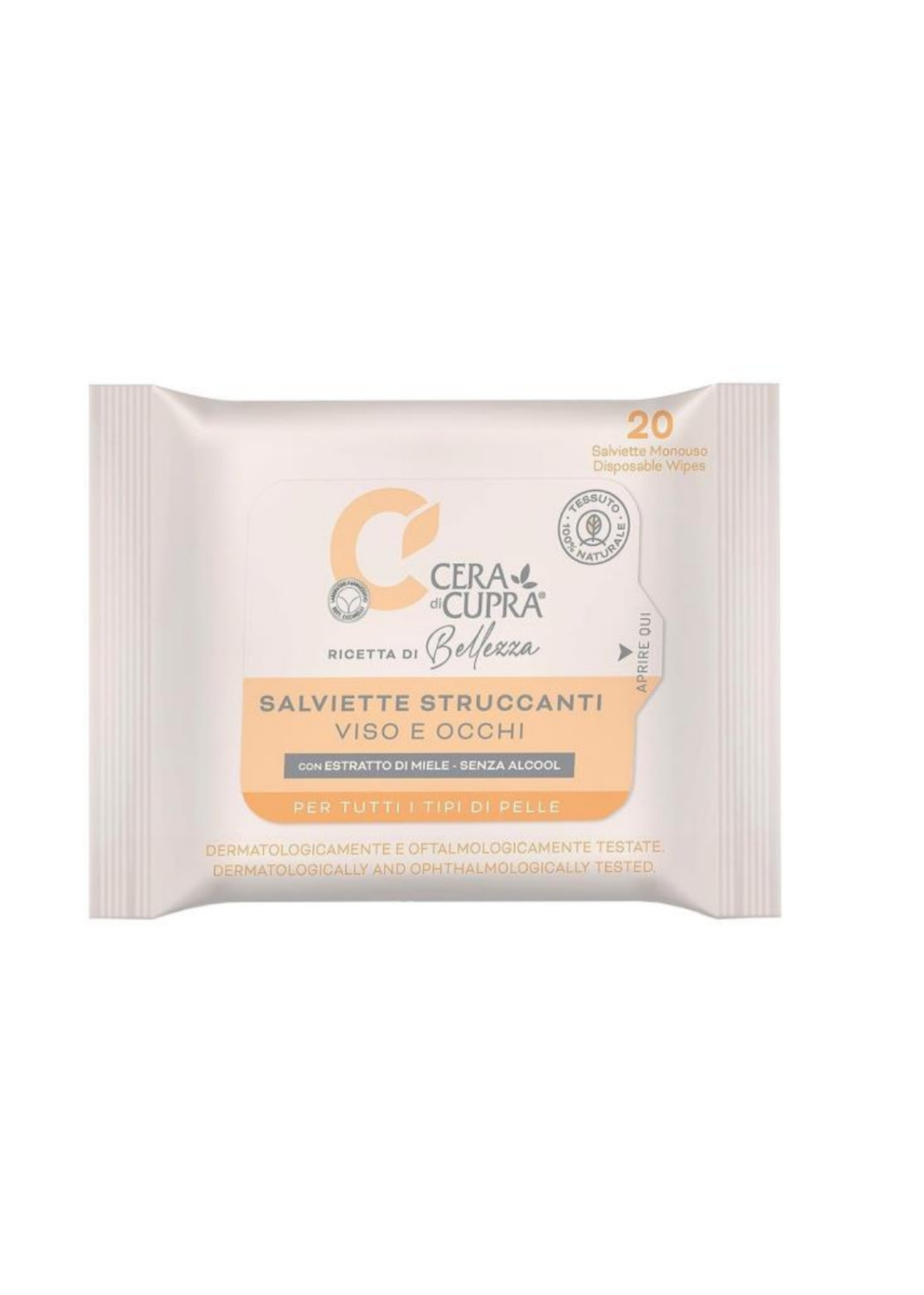 cera di cupra demaquillage wipes 20pcs