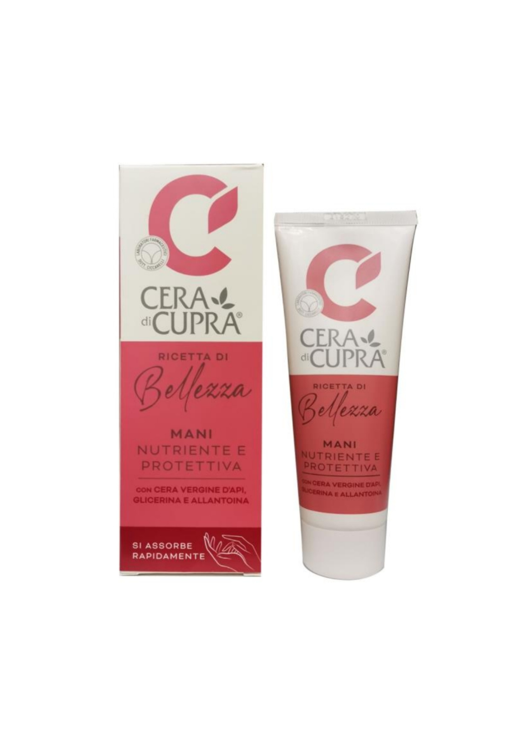 cera di cupra honey beeswax hand cream 75ml