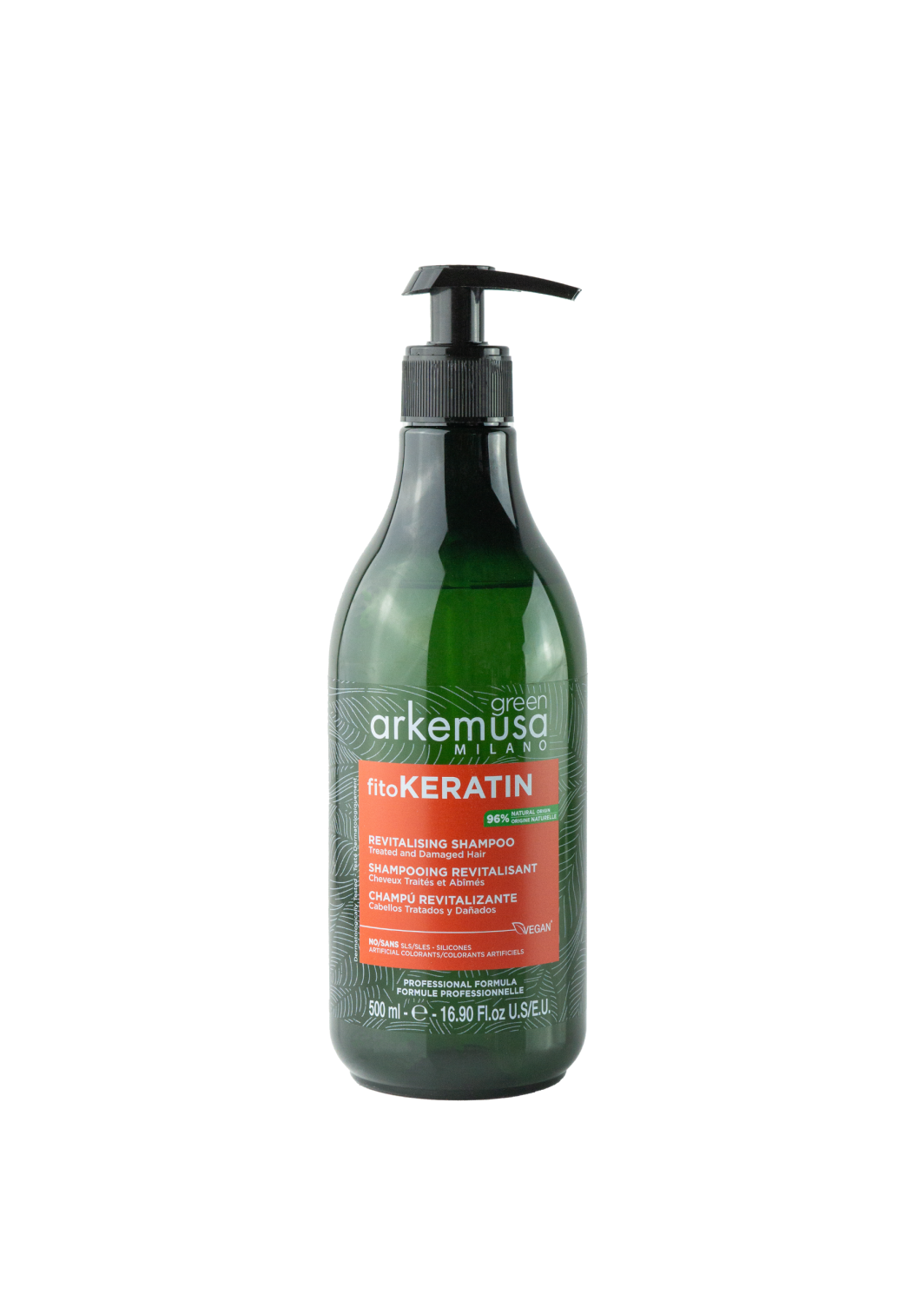 vegan fitokeratin shampoo arkemusa