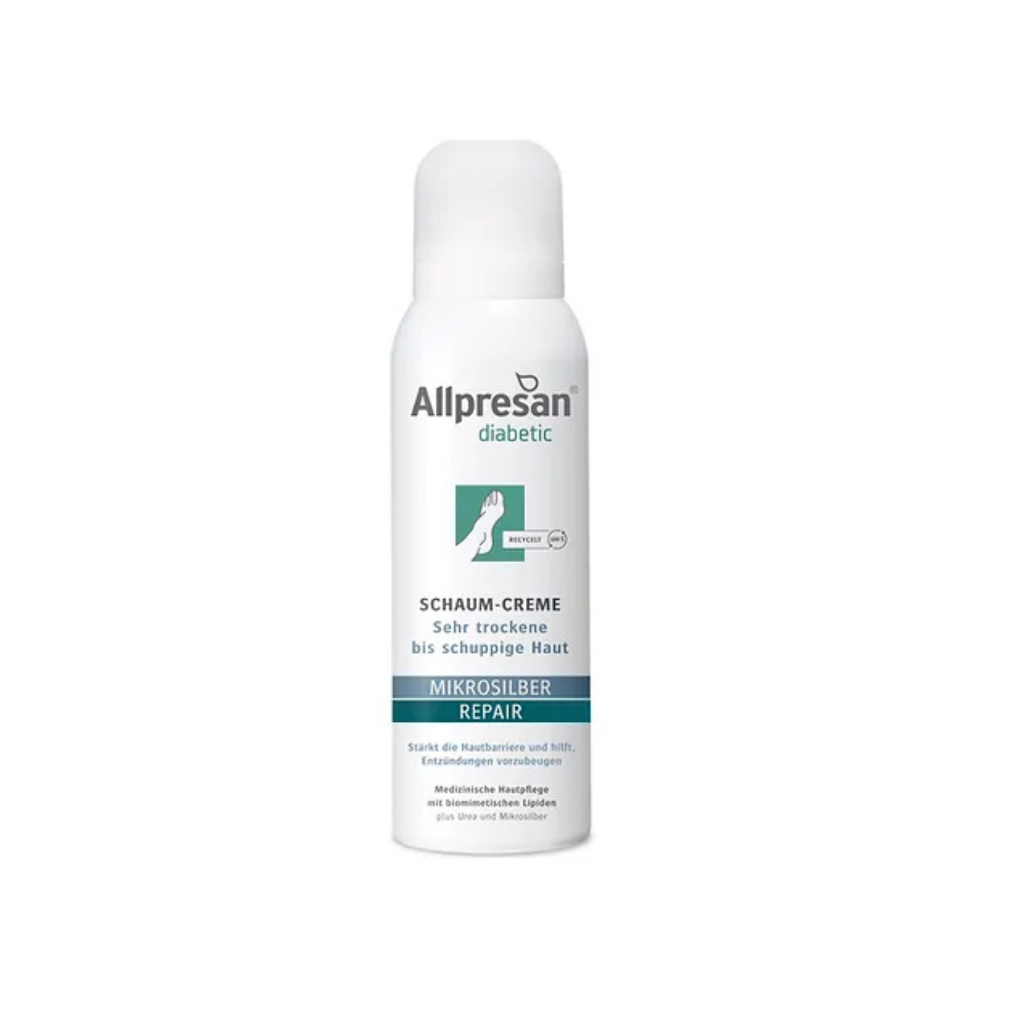 allpresan diabetic foam cream microsilver 200ml