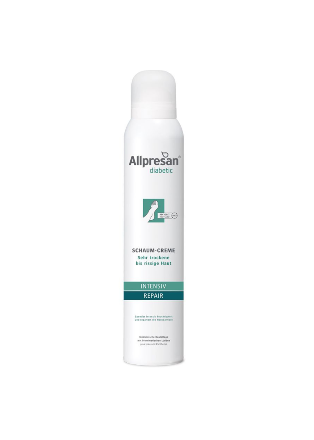 Allpresan diabetic foam cream INTENSIVE REPAIR με ουρία 200ml